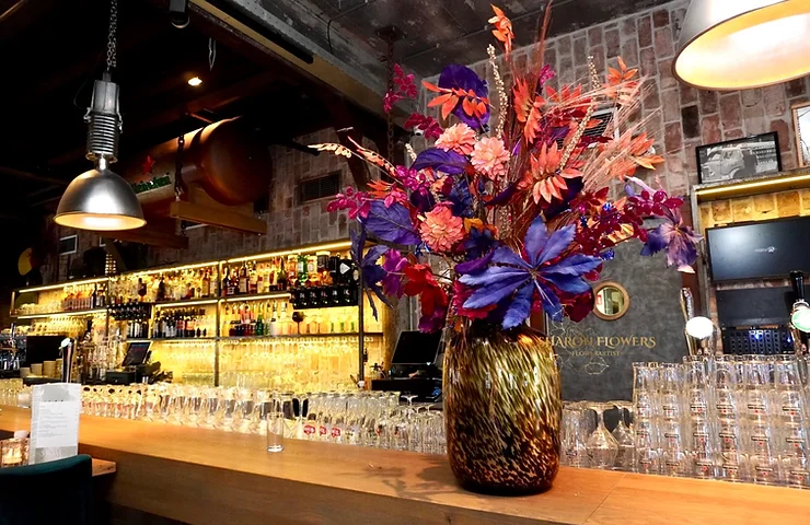 Restaurant styling - Batavia 1994 Wormerveer - Zijden bloemen