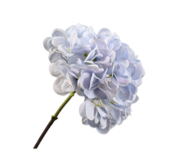 HORTENSIA STEEL blauw  60cm - Zijden bloem - Kunst bloem -duurzaam