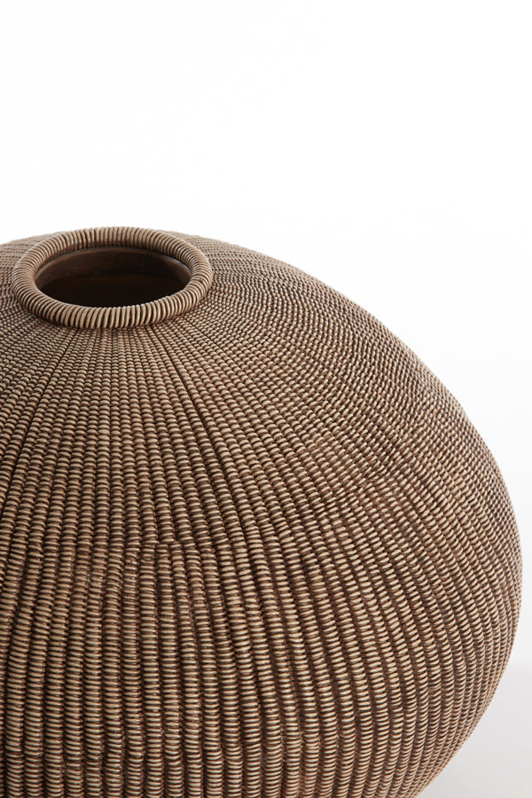 Vaas Vedollo - Bruin - Ø35cm