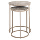 Bijzettafel Fairfax set van 2 (Stone)