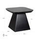 Bijzettafel Bonvoy black (Black)