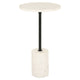 Bijzettafel Misty 30Ø (Black/white)