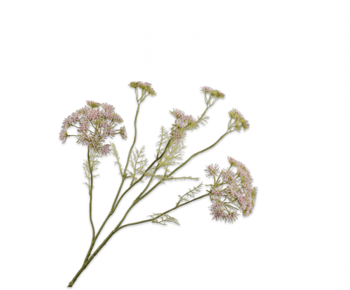 DILLE TAK ROZE 102 cm- Zijden bloem - Kunst bloem -duurzaam
