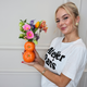 Milou zijdenboeket Fruitmix - inclusief vaas