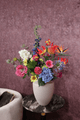 Bont Royaal - zijden boeket - Luxe zijden bloemen boeket - Kunstbloemen van Sharon Flowers