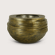 Bowl Roza Goud D85 H52,5 - Luxe zijden bloemen boeket - Kunstbloemen van Sharon Flowers