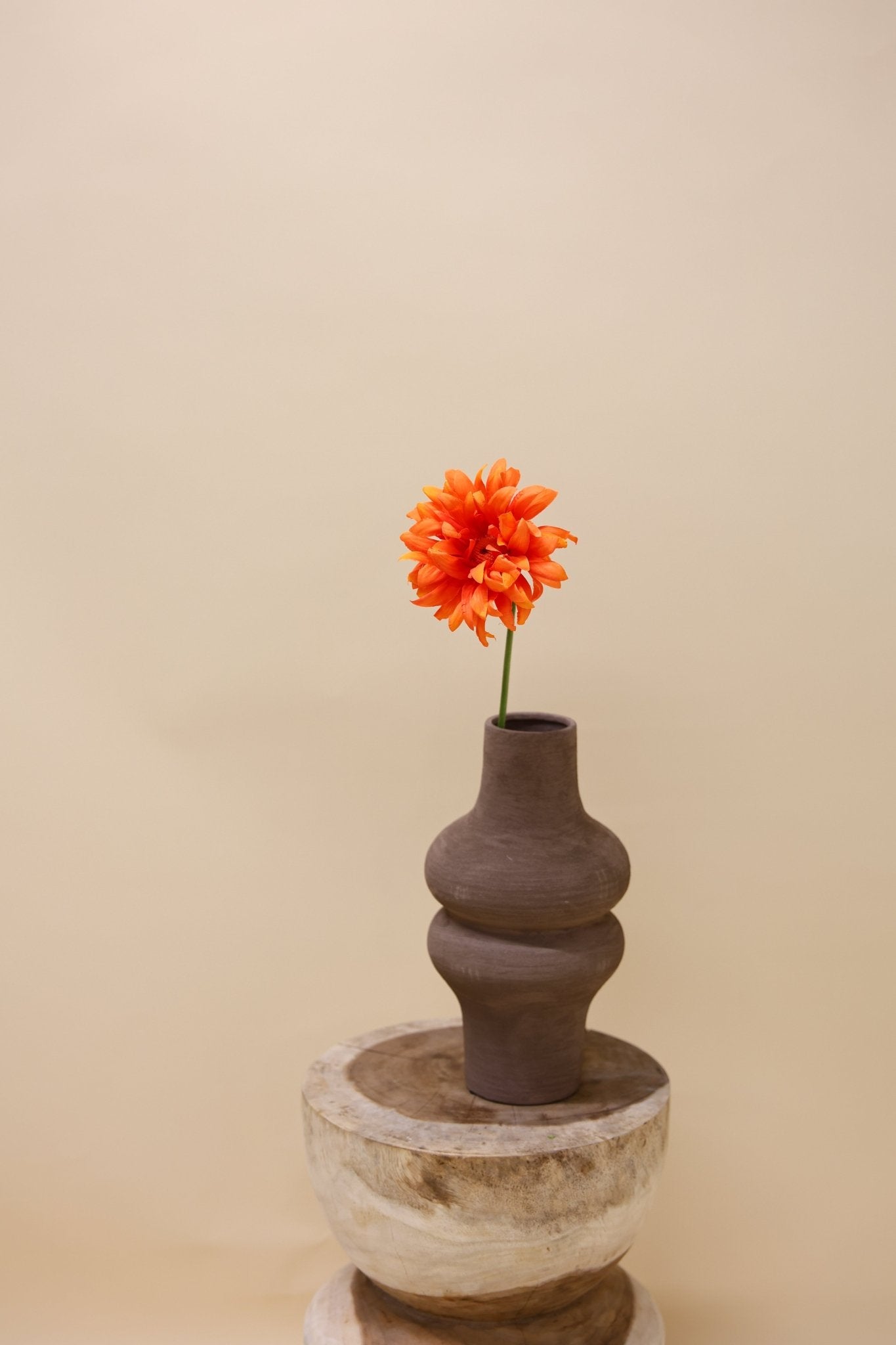 Gerbera Lotte oranje 76 cm - Luxe zijden bloemen boeket - Kunstbloemen van Sharon Flowers