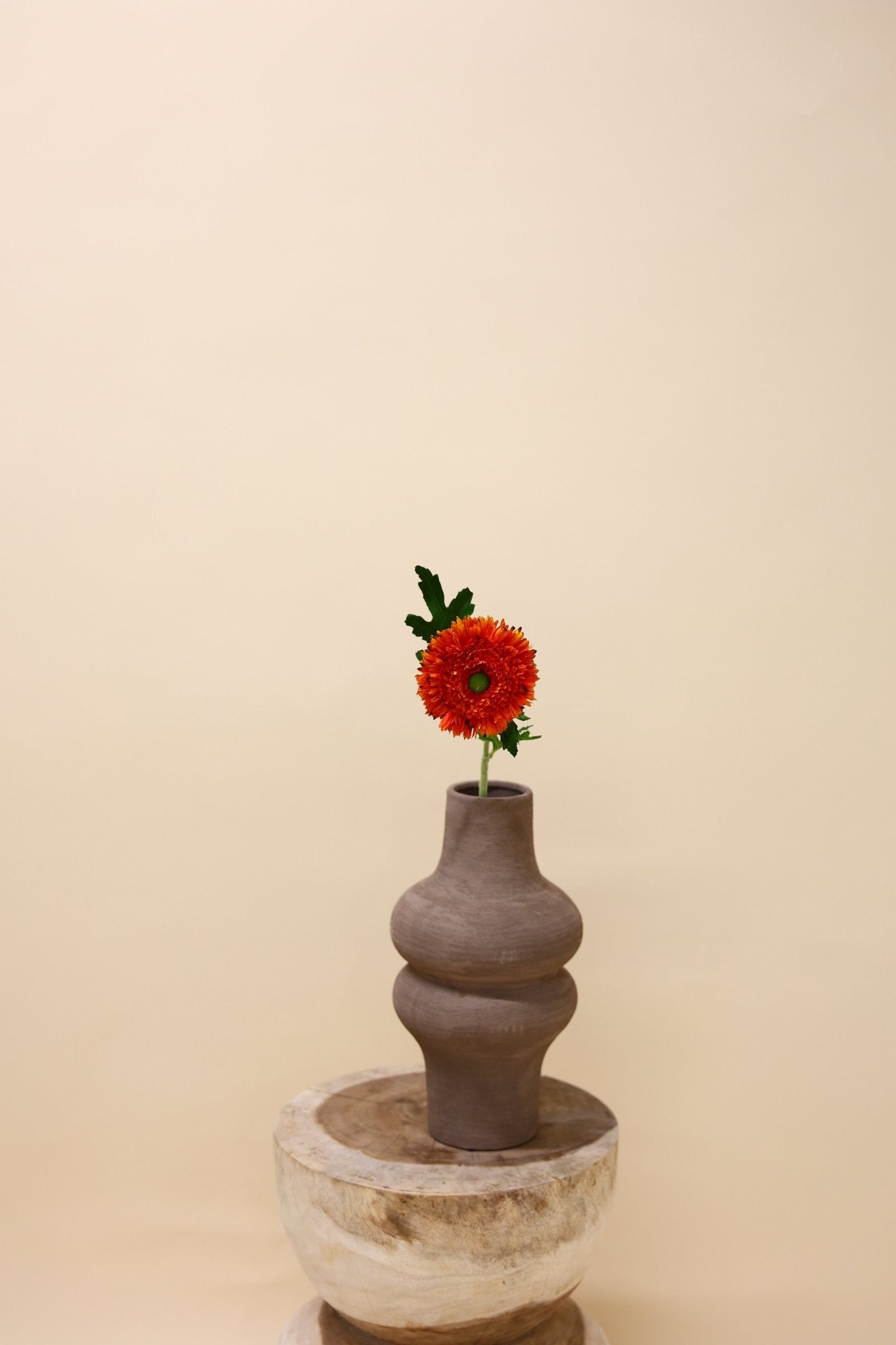 Gerbera oranje 67 cm - Luxe zijden bloemen boeket - Kunstbloemen van Sharon Flowers
