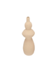 Indre woods brown/sand bottle 9x9x26cm - per stuk - 3 kleuren - Luxe zijden bloemen boeket - Kunstbloemen van Sharon Flowers