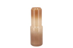 May natural brown vase long 9x9x25cm - Luxe zijden bloemen boeket - Kunstbloemen van Sharon Flowers