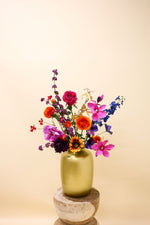 Midnight Elegant - zijden boeket - Luxe zijden bloemen boeket - Kunstbloemen van Sharon Flowers