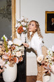 Plumeau - Luxe zijden bloemen boeket - Kunstbloemen van Sharon Flowers