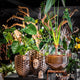 Pot Honey Goud D42 H55 - Luxe zijden bloemen boeket - Kunstbloemen van Sharon Flowers