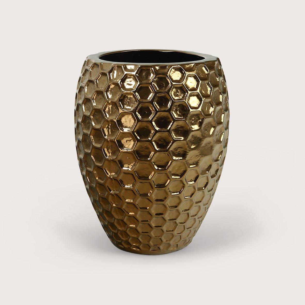 Pot Honey Goud D54 H65 - Luxe zijden bloemen boeket - Kunstbloemen van Sharon Flowers