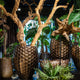 Pot Honey Goud D62 H80 - Luxe zijden bloemen boeket - Kunstbloemen van Sharon Flowers