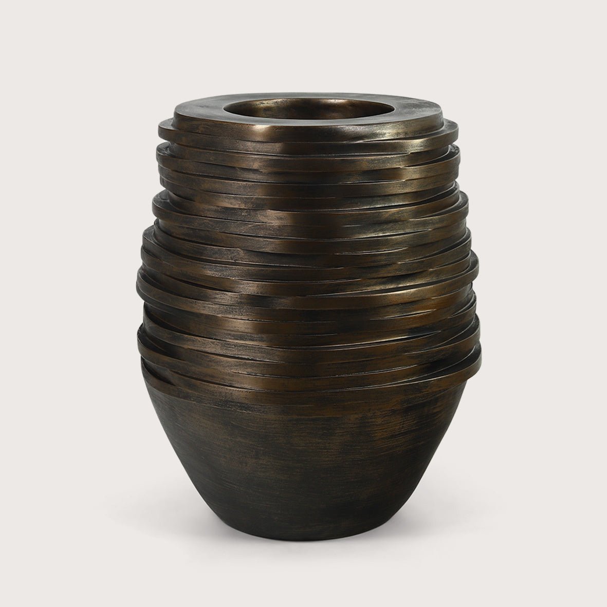 Pot Roza Koper D64.5 H80 - Luxe zijden bloemen boeket - Kunstbloemen van Sharon Flowers