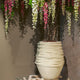 Pot Roza Oesterwit D64.5 H80 - Luxe zijden bloemen boeket - Kunstbloemen van Sharon Flowers