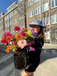 Sunset Petit - zijden boeket - Luxe zijden bloemen boeket - Kunstbloemen van Sharon Flowers