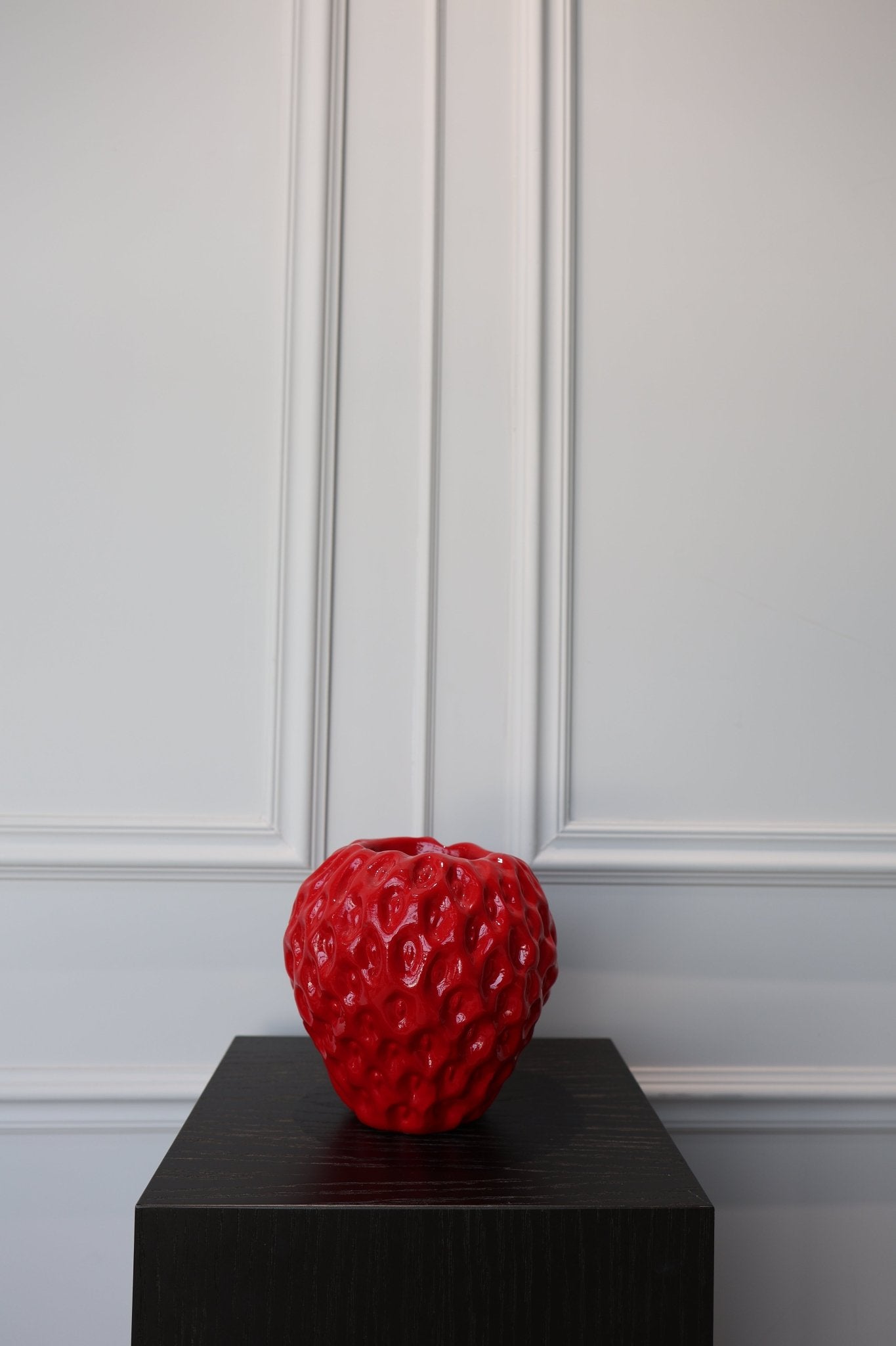 Vaas - Strawberry - Luxe zijden bloemen boeket - Kunstbloemen van Sharon Flowers
