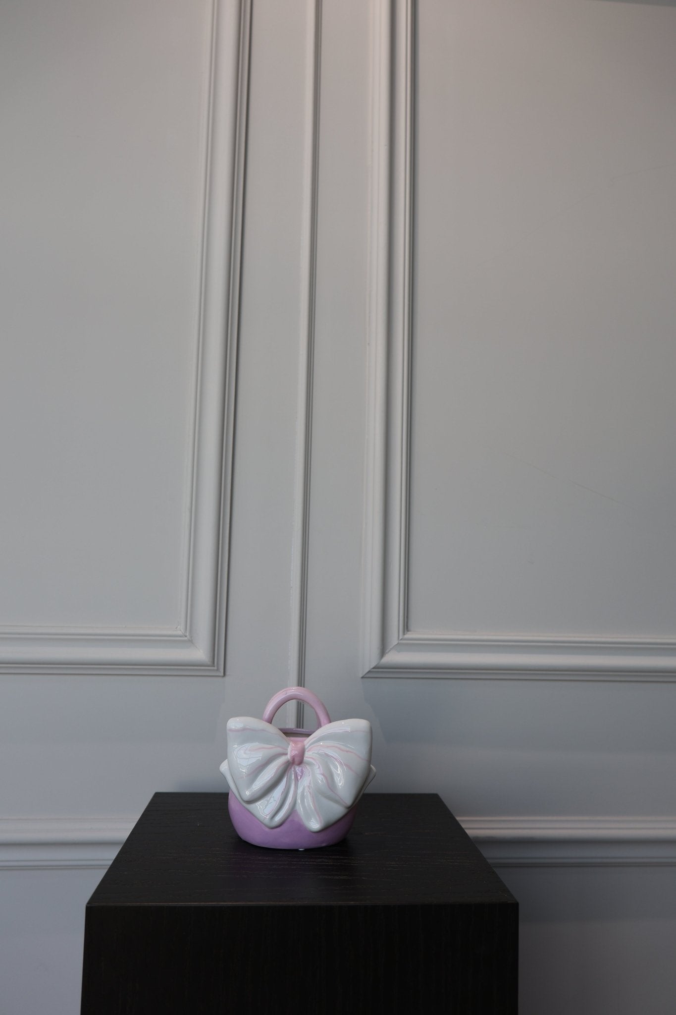 Vaas - Strik - Luxe zijden bloemen boeket - Kunstbloemen van Sharon Flowers