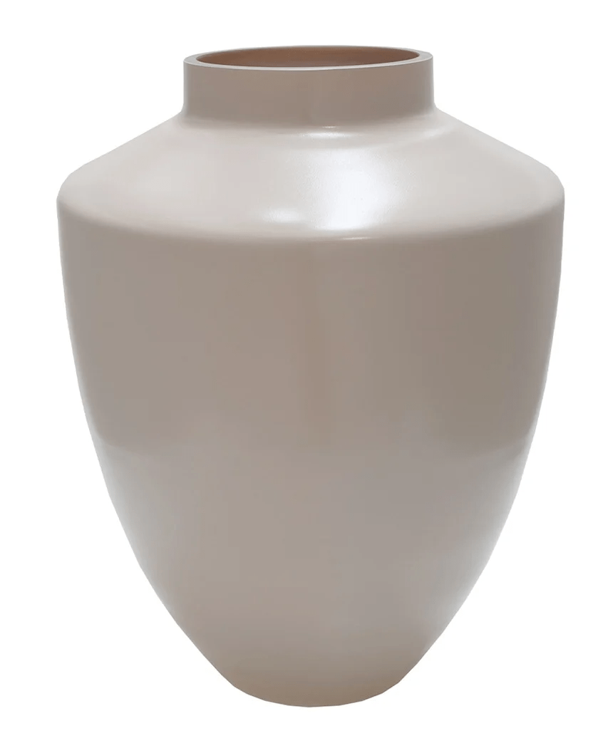 Vaas - Tugela beige - glas - Luxe zijden bloemen boeket - Kunstbloemen van Sharon Flowers