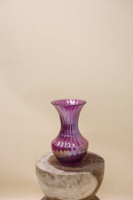 Vaas zelune purple - Luxe zijden bloemen boeket - Kunstbloemen van Sharon Flowers
