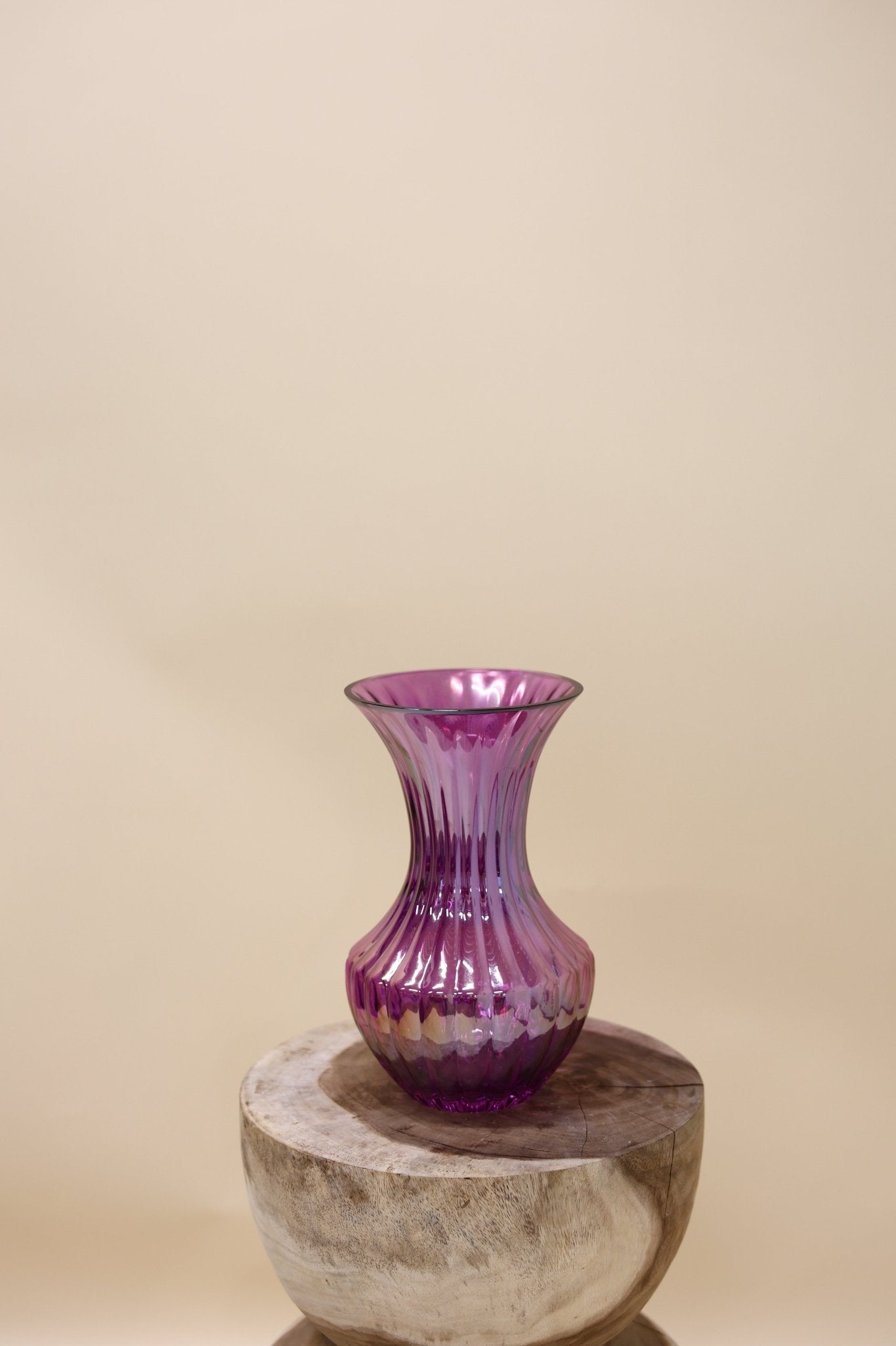 Vaas zelune purple - Luxe zijden bloemen boeket - Kunstbloemen van Sharon Flowers