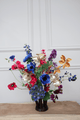 Zijdenboeket Celestial - incl vaas - Luxe zijden bloemen boeket - Kunstbloemen van Sharon Flowers