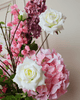 Zijdenboeket Dolly - Luxe zijden bloemen boeket - Kunstbloemen van Sharon Flowers