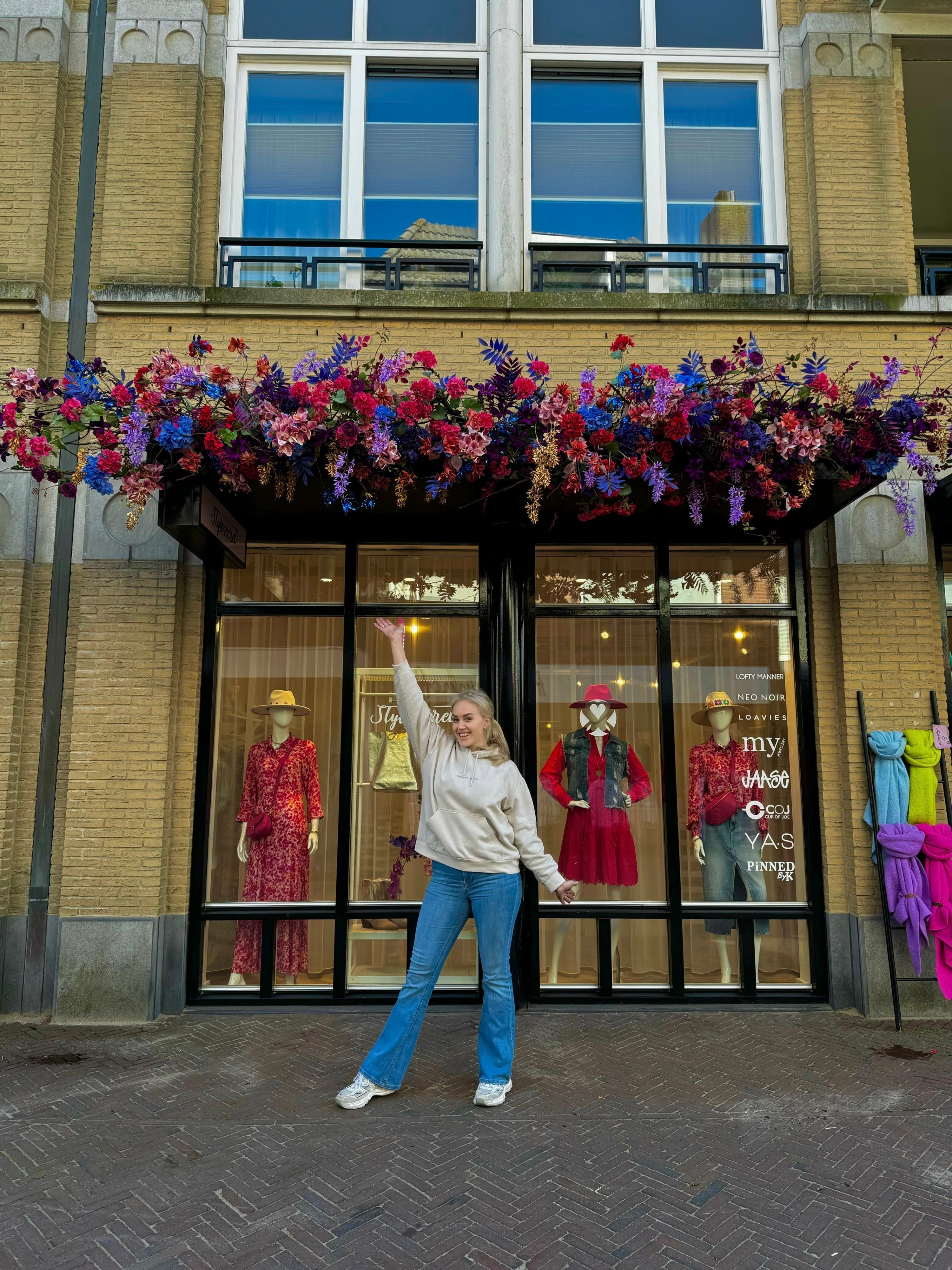 Boutique Style Secret Noordwijk - Gevel styling - Sharon Flowers