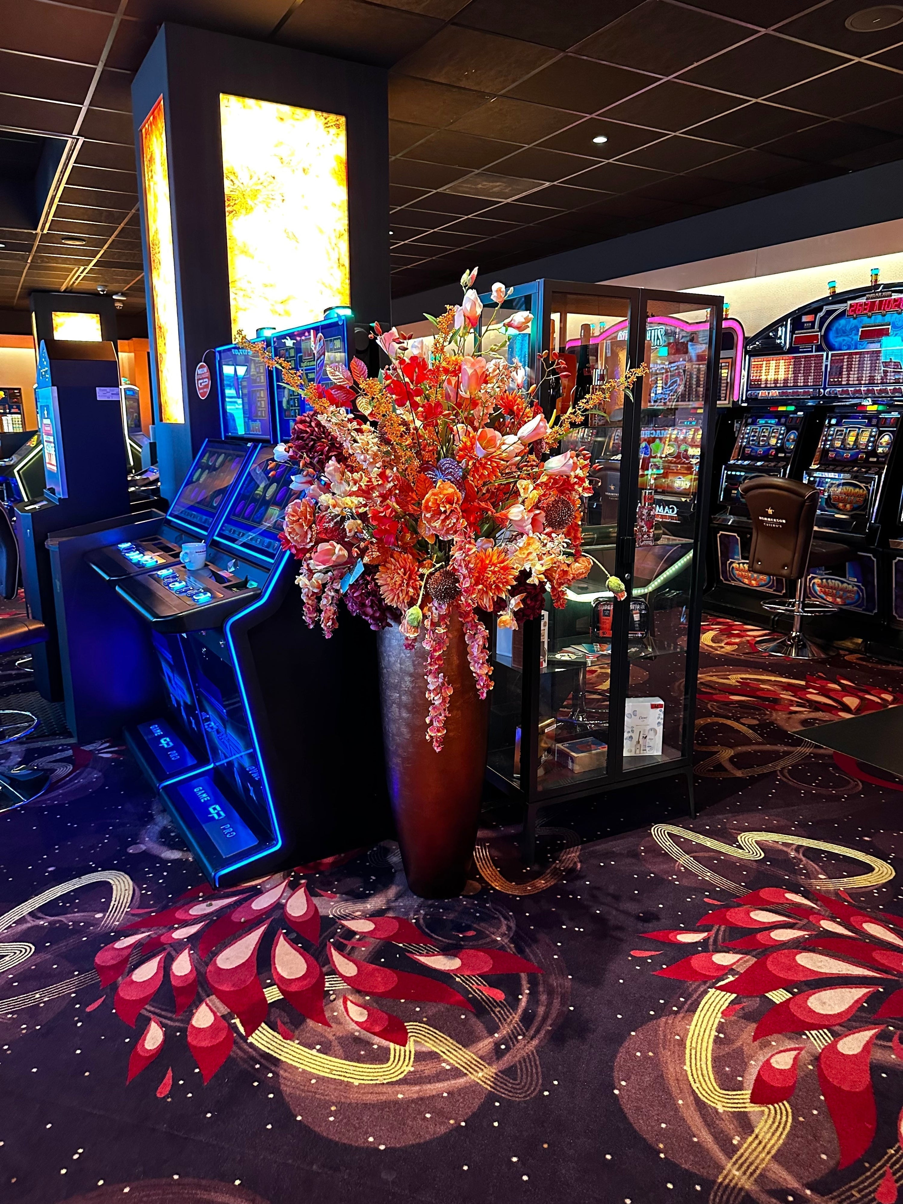Hommerson Casino's - Ado Den Haag - Zijden bloemen styling - Sharon Flowers