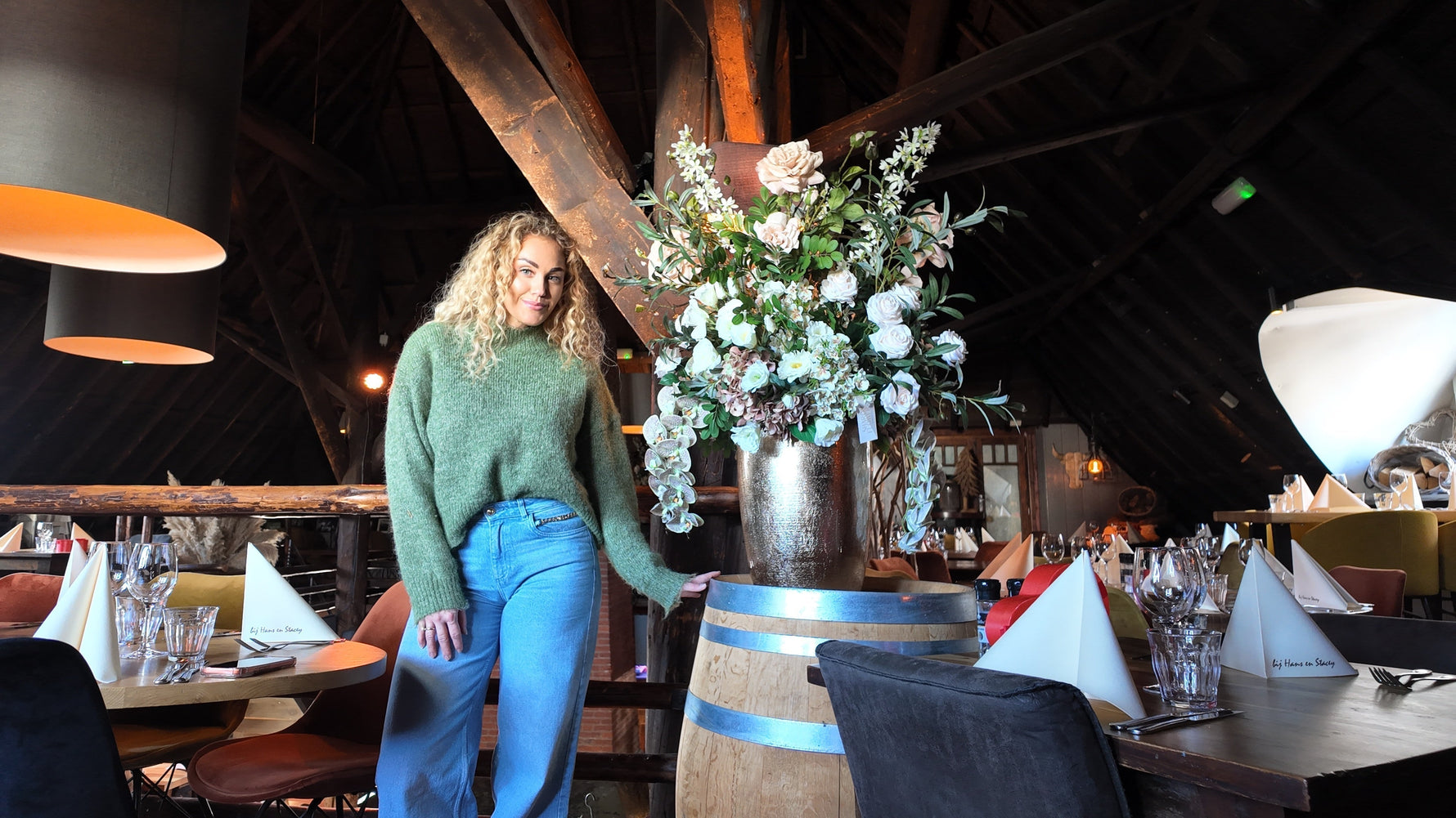 Stijlvolle Bloemstyling bij De Bokkesprong – Grote Boeketcreaties als Eyecatchers