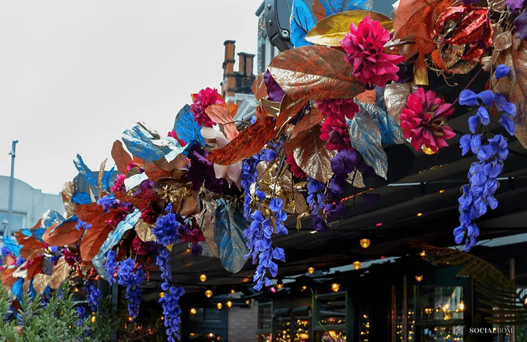 Restaurant Styling - The Mail Company Zaandam - Sharon Flowers