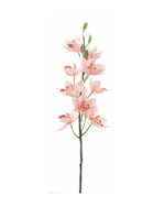 Losse zijden bloem Cymbidium roze 76 cm