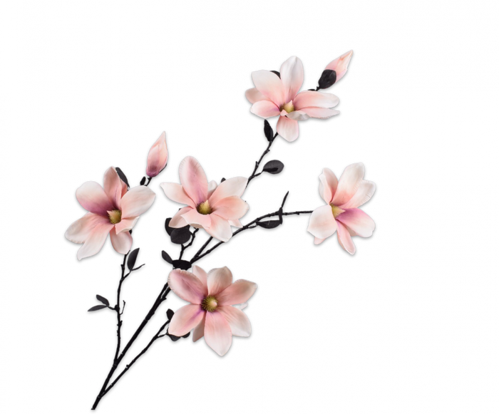 MAGNOLIA TAK roze 117 cm - Zijden bloem - Kunst bloem - 117 cm - duurzaam