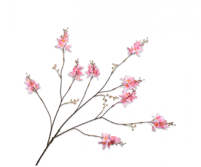 FORSYTHIA TAK ROZE LT 104 cm - Zijden bloem - Kunst bloem - 112 cm - duurzaam