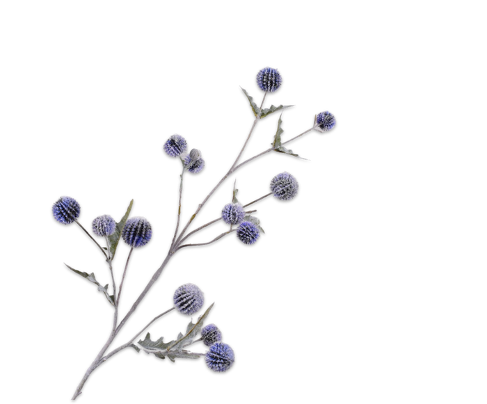 DISTEL TAK PRS/BL 92 cm - Zijden bloem - Kunst bloem -duurzaam