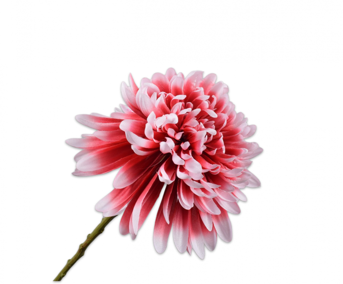 CHRYSANT STEEL ROZE 53 cm - Zijden bloem - Kunst bloem - 53 cm - duurzaam