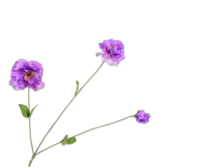 Viool lavendel 66 cm -  realtouch - Zijden bloem - Kunst bloem -duurzaam