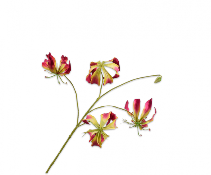 GLORIOSA TAK BEAUTY 89 cm - Zijden bloem - Kunst bloem - duurzaam
