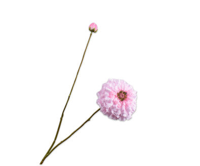 Losse zijdenbloem - Zinnia  Roze - 85 cm