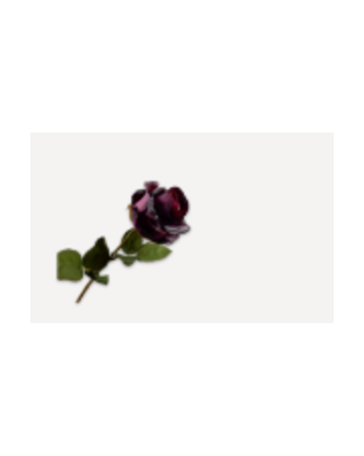 Losse zijden bloem Roos bordeaux real touch 57 cm