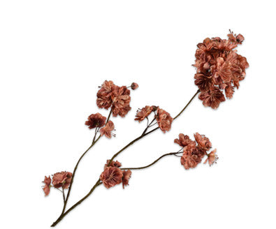Losse zijdenbloem - Bloesem  Bruin - 84 cm