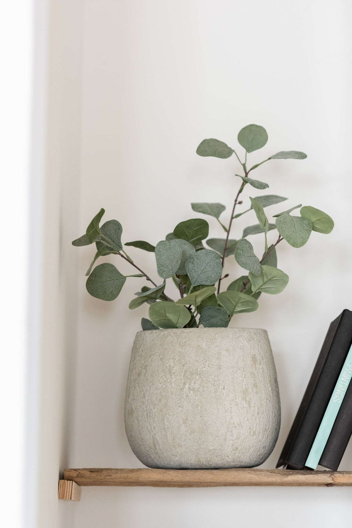 Flowerpot Dot Rough Ceramic Grey Medium