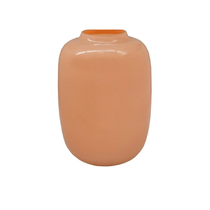Pastel peach vase