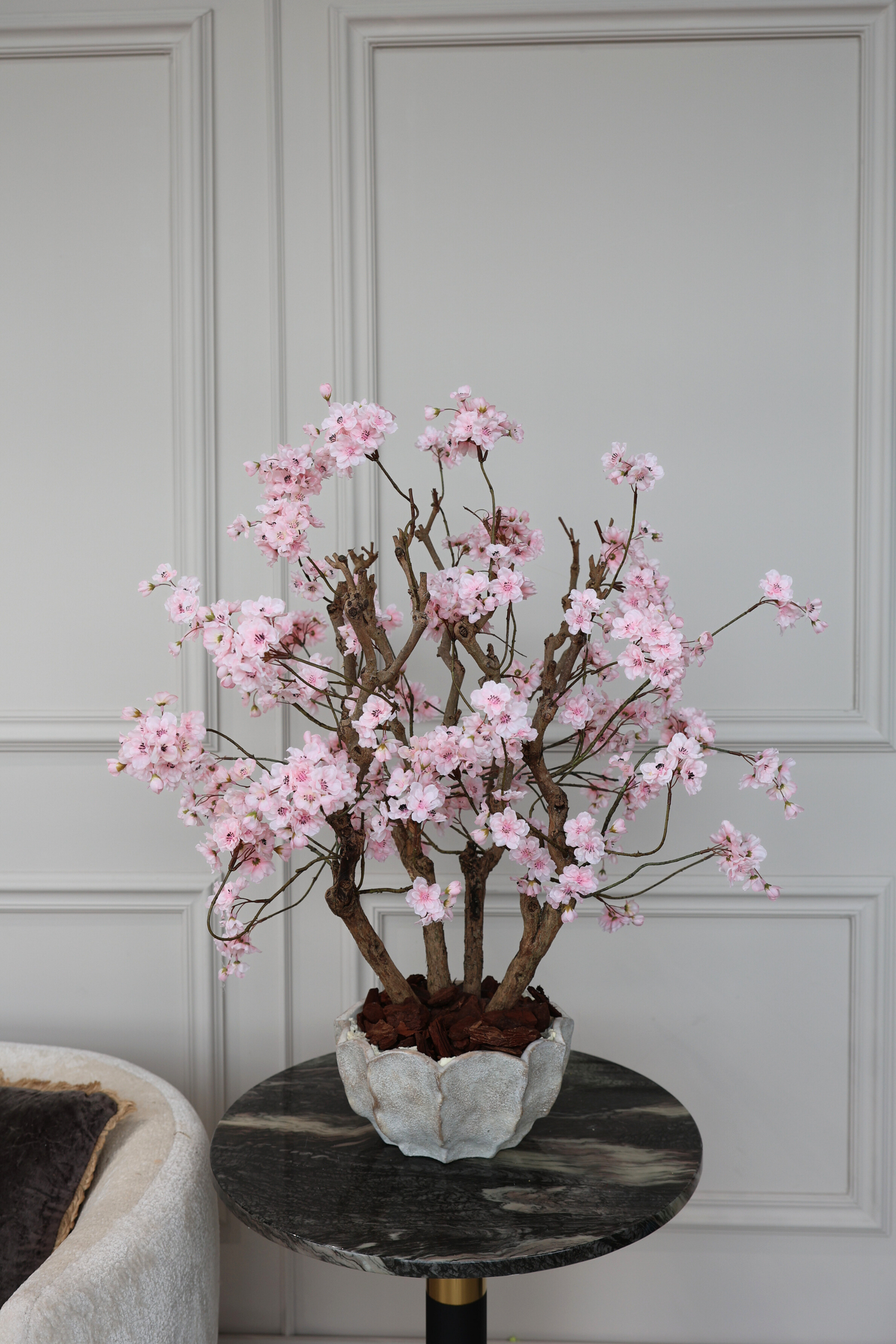 Zijdenboeket  Blossom - set prijs - Kunstbloemen boeket - zijden bloemen