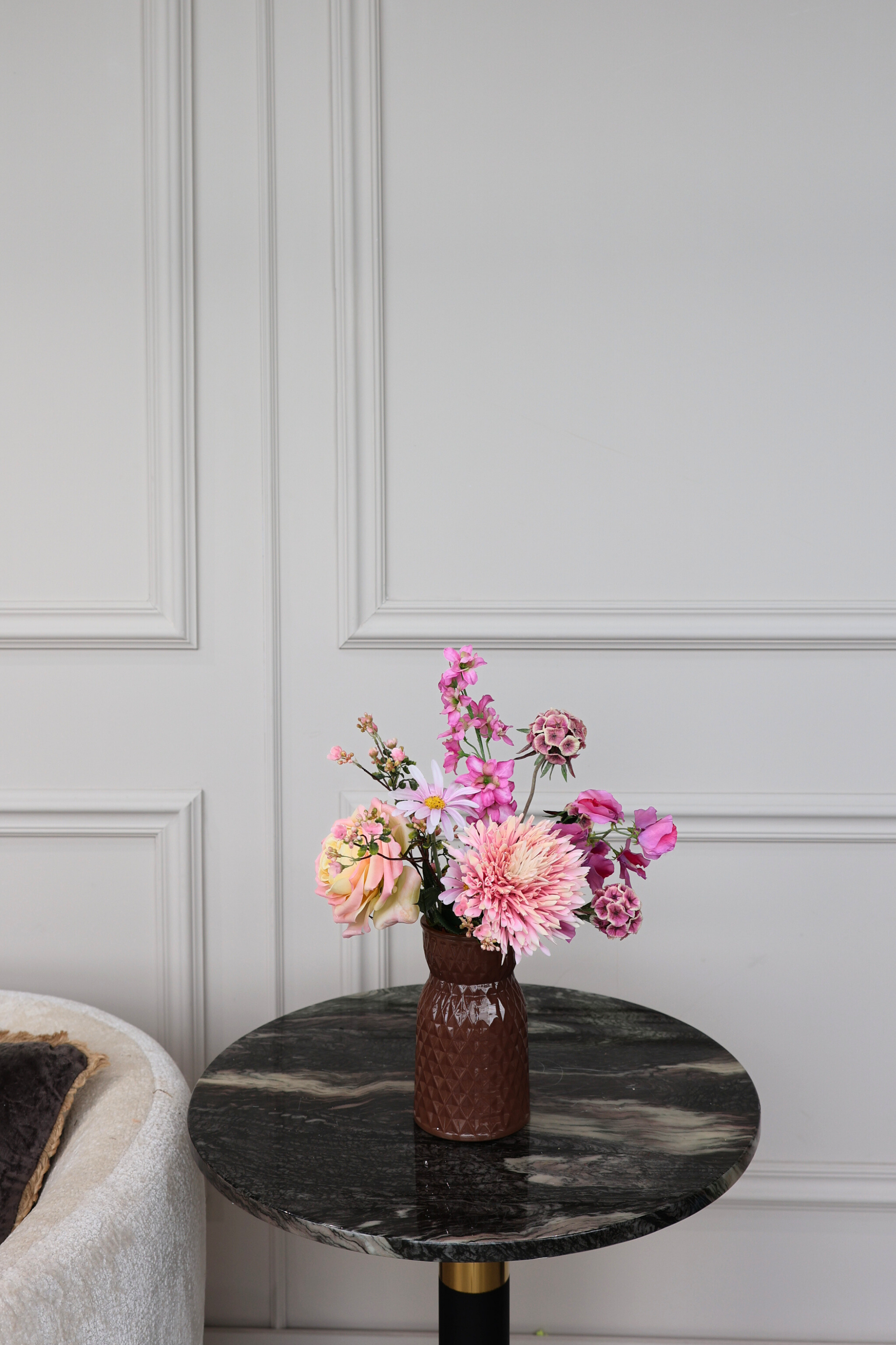 Zijdenboeket Fleuré small - Kunstbloemen boeket - zijden bloemen