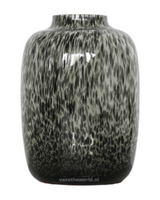 Vaas - Cheetah zwart - glas
