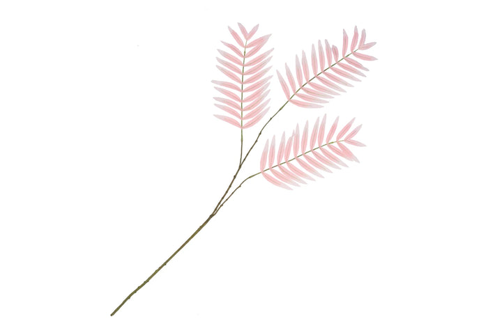 Silk palm leaf light pink 87cm - Zijden bloem - Kunst bloem -duurzaam
