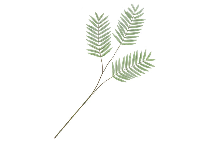 Silk palm leaf Dusty green 87cm - Zijden bloem - Kunst bloem -duurzaam